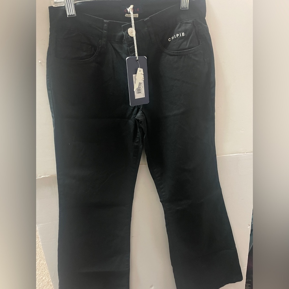Black flare jeans
